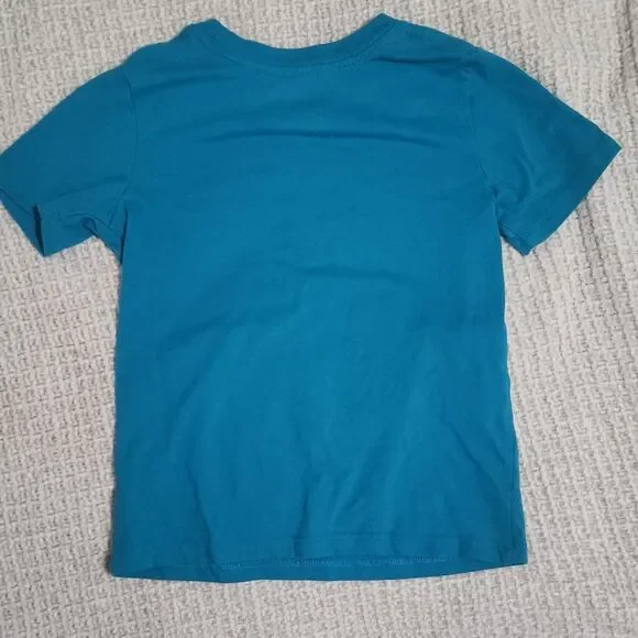 Cat & Jack Boys Beach Graphic T-Shirt Blue Size 5T Short Sleeve - Picture 4 of 4